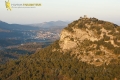 Rousson le Castelas , le Gard vue du ciel