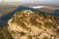 Rousson le Castelas , le Gard vue du ciel