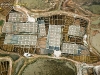 Marais salants de Guérande vue du ciel