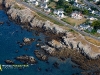 Le Croisic côte sauvage vue du ciel