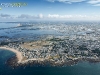 Batz-sur-Mer et les marais salants de Guérande  vue du ciel