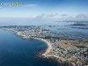 Batz-sur-Mer et les marais salants de Guérande  vue du ciel