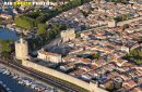 Remparts d'Aigues-Mortes (30220), vue du ciel