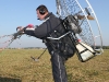 Pilote paramoteur atterrissage