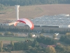 vue aérienne en paramoteur