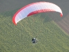 vue aérienne en paramoteur