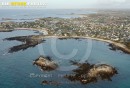 Ploudalmézeau , Bretagne Finistère vue du ciel