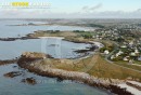 Ploudalmézeau Porsquen , Bretagne Finistère vue du ciel