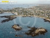 Ploudalmézeau , Bretagne Finistère vue du ciel