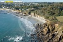 Plougonvelin plage de Ste Anne vue du ciel