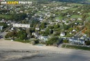 Plougonvelin plage de Ste Anne vue du ciel