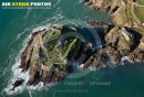 Fort de Bertheaume, Plougonvelin vue du ciel