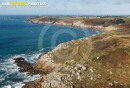 Plougonvelin, grève de Keryunan vue du ciel