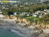 Plougonvelin plage de Ste Anne vue du ciel