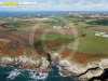 Plougonvelin, la côte Finistère vue du ciel