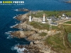 Phare de la Pointe de St-Mathieu vue du ciel