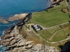 Cénotaphe de la Pointe de St-Mathieu vue du ciel