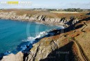 Ploumoguer, Bretagne Finistère vue du ciel