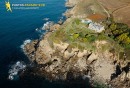 Ancien fort d'Illien, Ploumoguer vue du ciel