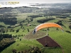 Paramoteur vue du ciel en Auvergne