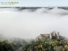 Château Rocher vue du ciel en paramoteur