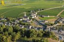 Souzay-Champigny vue du ciel, France