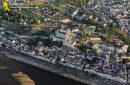 Photo aérienne du château de Saumur, France