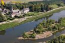 Cour sur Loire vu du ciel , département du Loir-et-Cher