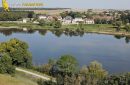 Cour sur Loire vu du ciel, région centre-val-de-Loire