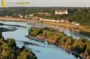 Chaumont sur Loire vue du ciel