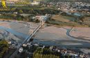 Viaduc de la Loire de Saint-Florent-le-Vieil vue du ciel