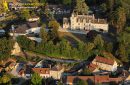 Rilly-sur-Loire , France - 26 Juin 2011: Château de Rilly-sur-Loire vu du ciel