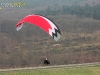 Vue aérienne d'un ULM paramoteur