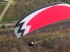 Vue aérienne d'un ULM paramoteur