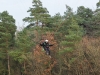 Vue aérienne d'un ULM paramoteur