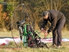 Vue aérienne d'un ULM paramoteur