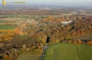 Chateau du marais vue du ciel en Automne