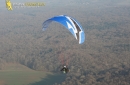 Paramoteur dans la brume Ile-de-France