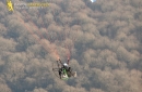 Paramoteur dans la brume Ile-de-France