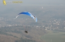 Paramoteur dans la brume Ile-de-France