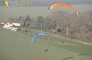 Paramoteur dans la brume Ile-de-France