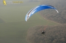 Paramoteur dans la brume Ile-de-France